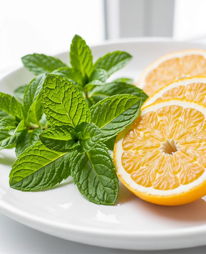 Čerstvé ingredience symbolizující čistotu a transparentnost